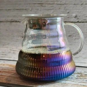 Glass Coffee Server Cloud Shaped Rainbow – 600ml