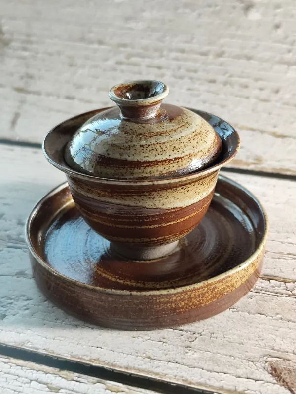 Creative Ceramic Cup with Saucer 150ml – Glossy